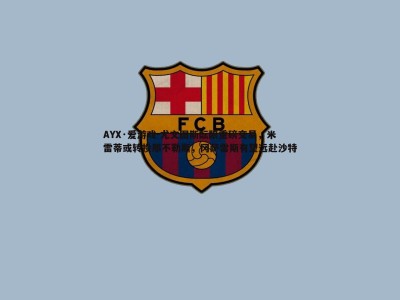 AYX·爱游戏-尤文图斯酝酿重磅交易，米雷蒂或转投那不勒斯，冈萨雷斯有望远赴沙特